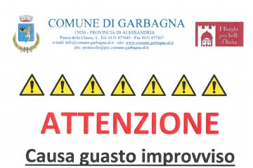 Interruzione erogazione acqua